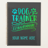 Personalisierter Hundetrainer Planer (Vorderseite)