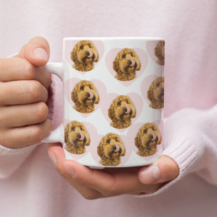 Personalisierter Hundfoto-Valentinsbecher Indivi Kaffeetasse