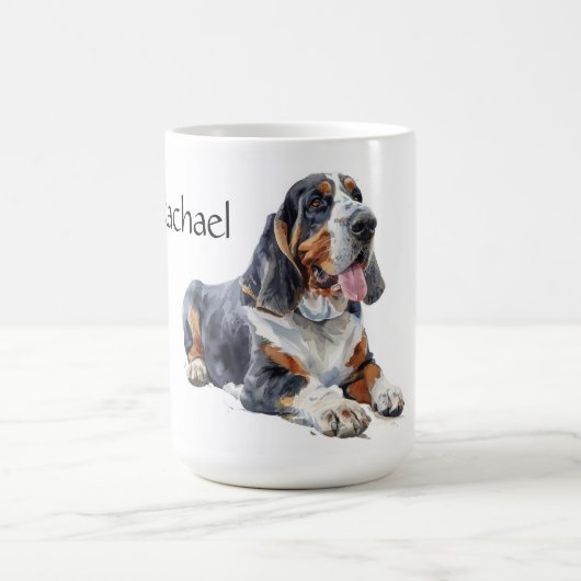 Personalisierter Hundshund Kaffeetasse (Mittel)
