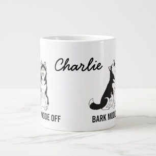 Personalisierter Husky-Bell-Modus-Mug-Wrap – Lusti Jumbo-Tasse
