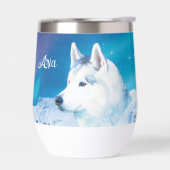 Personalisierter Husky-Hund (Links)