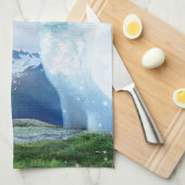 Personalisierter Husky-Hund Geschirrtuch (Viertel Falte)