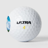 Personalisierter Husky-Hund Golfball (Logo)