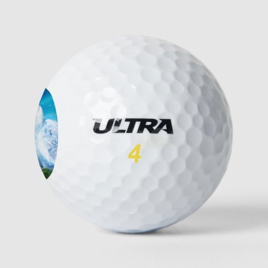 Personalisierter Husky-Hund Golfball (Logo)