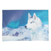 Personalisierter Husky-Hund Kissenbezug (Vorderseite-Rechts)