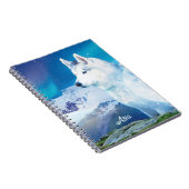 Personalisierter Husky-Hund Notizblock (Rechte Seite)
