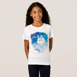Personalisierter Husky-Hund T-Shirt
