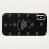 Personalisierter Hut für Leonard (Schwarzes) Case-Mate iPhone Hülle (Rückseite (Horizontal))