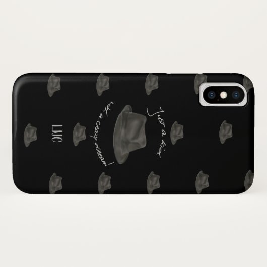 Personalisierter Hut für Leonard (Schwarzes) Case-Mate iPhone Hülle (Rückseite (Horizontal))