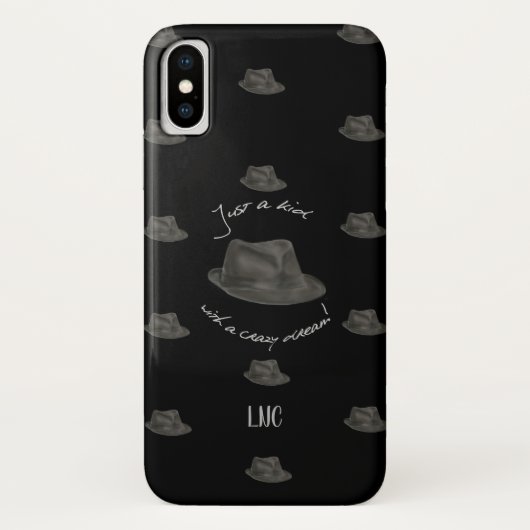 Personalisierter Hut für Leonard (Schwarzes) Case-Mate iPhone Hülle (Rückseite)