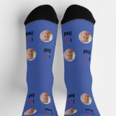 Personalisierter "I Liebe Vater" Socken (Oben)
