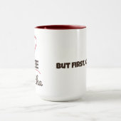 Personalisierter "Ich liebe Kaffee"-Tassengeschenk Tasse (Zentrum)