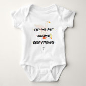 Personalisierter Ideal D WIR WERDEN EINFACH BESTE Baby Strampler (Vorderseite)