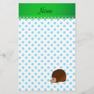 Personalisierter Igel Briefpapier