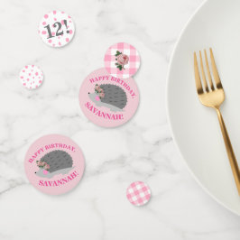 Personalisierter Igel Table Confetti Konfetti