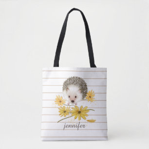 Personalisierter Igel Tote Bag Tasche