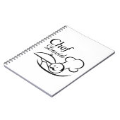Personalisierter illustrierter Koch Notizblock (Linke Seite)