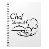Personalisierter illustrierter Koch Notizblock (Vorderseite)
