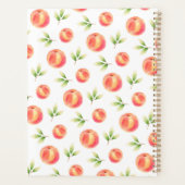 Personalisierter Illustrierter Pfirsiname Planer (Rückseite)