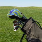 PERSONALISIERTER Impressionist Texas Bluebonnets Golf Headcover (In SItu)