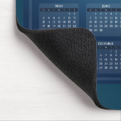Personalisierter individuell angepasster Kalender Mousepad (Ecke)