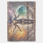 Personalisierter Individuelle Name Blanket Decke (Vorderseite Vertikal)