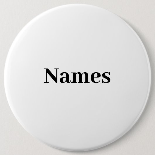 Personalisierter individuelle Name Button (Vorderseite)