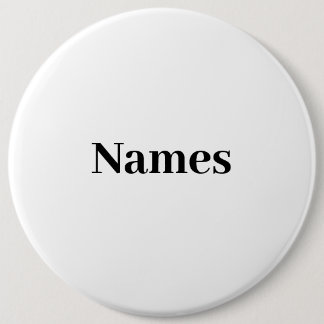 Personalisierter individuelle Name Button