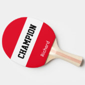 Personalisierter Individuelle Name-Champion Tischtennis Schläger (Seitenansicht)
