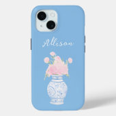 Personalisierter Individuelle Name Chinoiserie Gin Case-Mate iPhone Hülle (Rückseite)