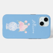 Personalisierter Individuelle Name Chinoiserie Gin Case-Mate iPhone Hülle (Rückseite (Horizontal))