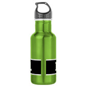 Personalisierter individuelle Name Edelstahlflasche (Rückseite)