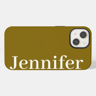 Personalisierter Individuelle Name Einfach Elegant iPhone 13 Hülle