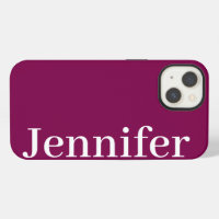 Personalisierter Individuelle Name Einfach Wine ta