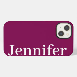 Personalisierter Individuelle Name Einfach Wine ta iPhone 13 Hülle
