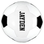 Personalisierter individuelle Name Fußball für Kin (Gedreht)