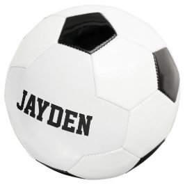 Personalisierter individuelle Name Fußball für Kin