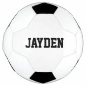 Personalisierter individuelle Name Fußball für Kin (Vorderseite)