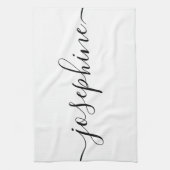 Personalisierter Individuelle Name Geschirrtuch (Vertikal)