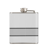 Personalisierter Individuelle Name Golfer Geschenk Flachmann (Rückseite)