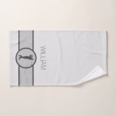 Personalisierter Individuelle Name Golfer - Golfpl Handtuch (Handtuch)