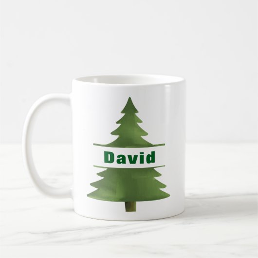 Personalisierter Individuelle Name Kaffeetasse (Links)