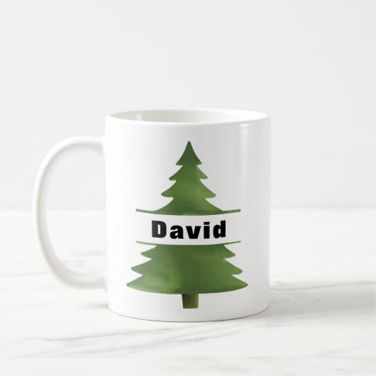 Personalisierter Individuelle Name Kaffeetasse (Links)