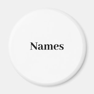Personalisierter individuelle Name Magnet