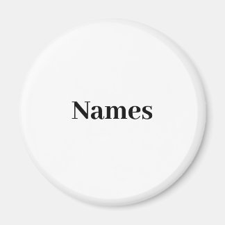 Personalisierter individuelle Name Magnet