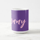 Personalisierter Individuelle Name Minimale Monogr Kaffeetasse (Mittel)