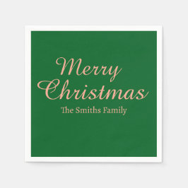 Personalisierter Individuelle Name Moderne frohe W Serviette