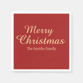 Personalisierter Individuelle Name Moderne frohe W Serviette