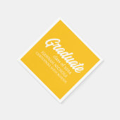 Personalisierter Individuelle Name Moderner einfac Serviette (Ecke)