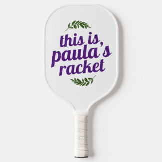 Personalisierter Individuelle Name Pickleball Rack Schläger